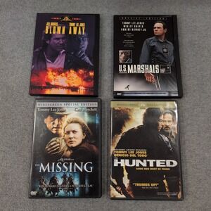 Tommy Lee Jones DVD Lot Blown Away US Marshals The Missing The Hunted 4 Movies